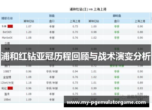 浦和红钻亚冠历程回顾与战术演变分析 浦和红钻亚冠历程回顾与战术演变分析